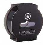 Черная лента Non Sticky Bondage Tape - 17,5 м.