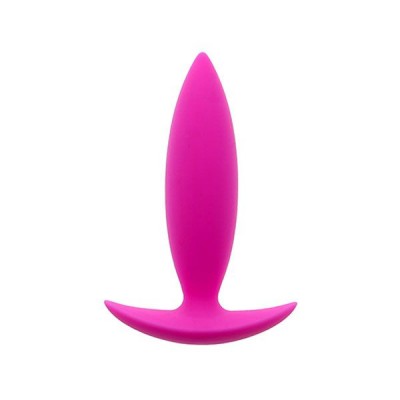 Малая розовая анальная пробка BOOTYFUL ANAL PLUG XTRA SMALL PINK - 9 см. 