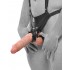 Страпон-система с телесной насадкой 10  Hollow Strap-On Suspender System - 25 см.