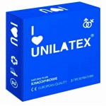 Классические презервативы Unilatex Natural Plain - 3 шт.