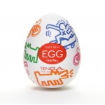 Мастурбатор-яйцо Keith Haring EGG STREET