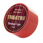 Красный бондажный скотч TOYFA Theatre - 15 м.